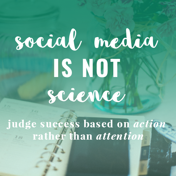 Social media is not a science