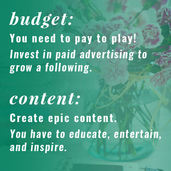Budget and content